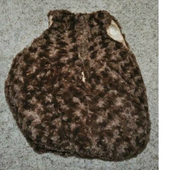 Toddler Reindeer Rudolph Halloween Costume 18/24 mths Christmas Plush Vest, Hood - Picture 3 of 5